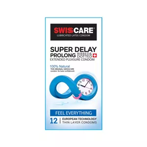 کاندوم تاخیری و خاردار super delay سوئیس کر
