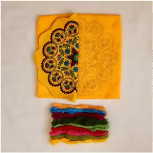 پته خام گرد سکه ای قطر 45 سانت 