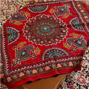 بقچه پته چهاربته قرمز با دوخت سنتی 