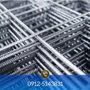توری مش میلگرد آجدار سایز ۸ چشمی ۱۰