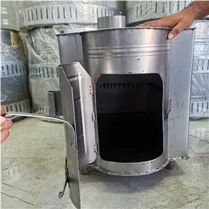 بخاری هیزمی سه‌کاره بزرگ