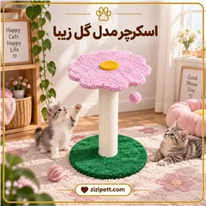اسکرچر مدل گل زیبا