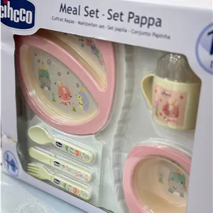 ست ظرف غذا ملامینه برند chicco