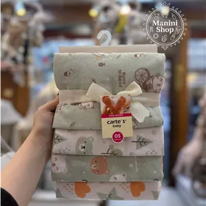 دستمال خشک کن ۴ عددی برند کارترز Carter’s رنگ سبز