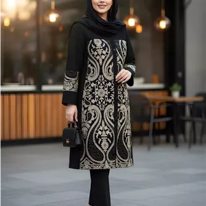 مانتو کتی طرح اسلیمی  زارا
