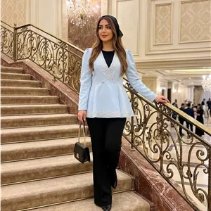 شومیز مجلسی پایین کلوش مروارید دوزی کامیشا