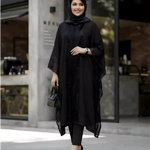 مانتو پانچ گیپور دوزی زارا