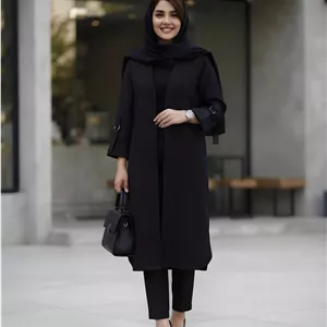 مانتو کلاسیک کاربردی سایز بزرگ زارا