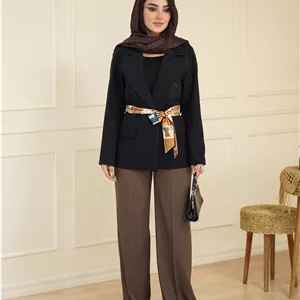 کت هرمس یقه انگلیسی نیلرام