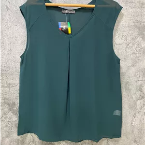 تاپ حریر زنانه رنگ سبز  کد 51