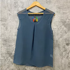 تاپ حریر زنانه رنگ بلوگری کد 68