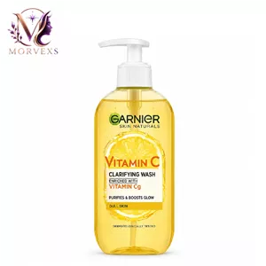 ژل شستشوی صورت ویتامین C گارنیر مدل Clarifying Wash حجم ۲۰۰ میلی‌لیتر