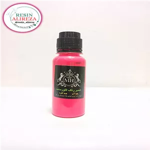 خمیر رنگ پایه آب فلورسنت صورتی تیره 150 گرمی