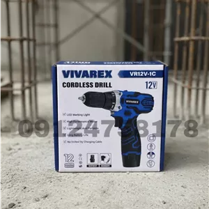 دریل شارژی12 ولت تک باطری VR12V-1C