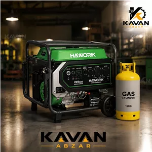 موتور برق ٣گانه سوز ٨.٥ کیلووات (بنزین،lpg،cng) برند های ورک مدل HWG-8850LP