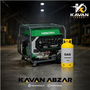 موتور برق دوگانه سوز ٩/٥ كیلووات سه گانه استارتی برند های ورک مدل HWG-9950LP