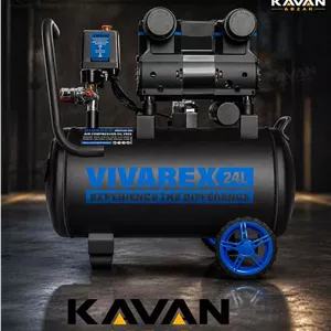 کمپرسور باد موتور توربو ٢۴ لیتری بی صدا برند ویوارکس مدل VR2415-SS