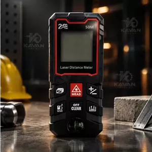 متر لیزری ۵۰ متری نور قرمز مدل TM50 برند پی ام آنکور