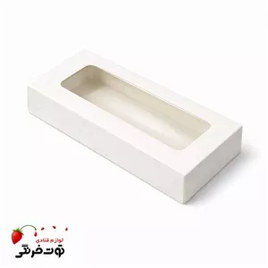 جعبه شیرینی سایز ۹ در ۲۷ ارتفاع ۴ سانت