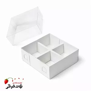 جعبه شیرینی ۲۱ در ۲۱ ارتفاع ۵ سانت