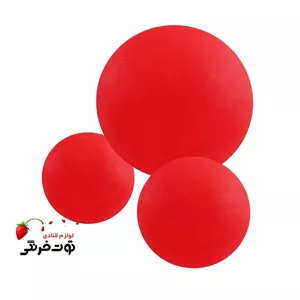 صفحه زیر کیکی گرد قرمز ۳۰ سانت