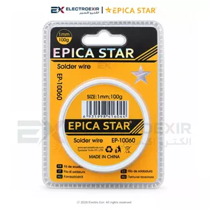 سیم لحیم اپیکا استار مدل EP-10060 قطر ۱ میلی‌متر وزن ۱۰۰ گرم