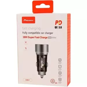 شارژر فندکی خودرو فست شارژ پایونیر مدل C8637