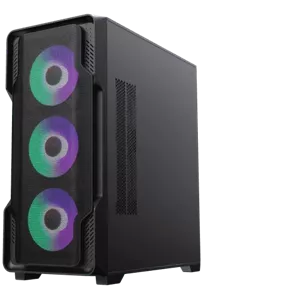 کیس کامپیوتر گیم مکس Siege RGB Mid Tower مشکی