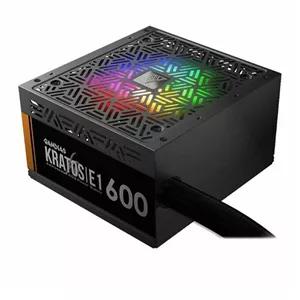 منبع تغذیه کامپیوتر گیم دیاس مدل KRATOS E1-600 80 Plus White توان 600 وات کارکرده