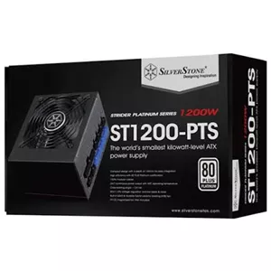 منبع تغذیه کامپیوتر سیلوراستون STRIDER PLATINUM ST1200-PTS 1200W کارکرده