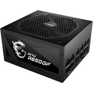 منبع تغذیه ام اس آی مدل MSI MPG A650GF ظرفیت 650 وات 80PLUS Gold فول ماژولار کارکرده