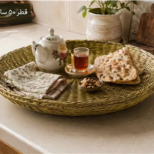 سبد حصیری ترکه بافی