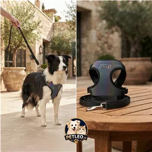 قلاده کتفی لیزری و لید PETPLUS مدل HARNESS (سایز M)