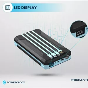 پاور بانک 3 پنل خورشیدی پاورولوژی | powerology powerbank 16000 ah solar