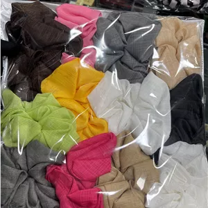 کش مو زنانه حریر طرح ساده
