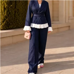 کت شلوار زنانه مدل ماهور پارچه مازراتی خرج کار سفید سایز 38 تا 50