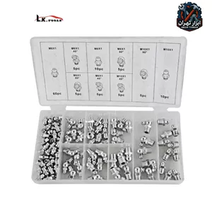 کیت ۱۱۰ عددی انواع گریس خور M10-M8-M6 برند ال کا LK کد:Z5156