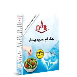 نمک کم سدیم یددار ۴۰۰ گرمی OAB