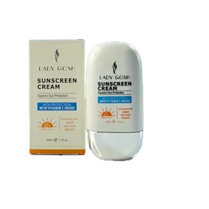 کرم ضد آفتاب لیدی گاش بدون رنگ SPF 50
