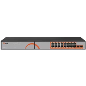 سوئیچ شبکه 16 پورت POE مکسرون MAXRON MSW-3016FP-2GL-250I گارانتی اصلی فراگستر