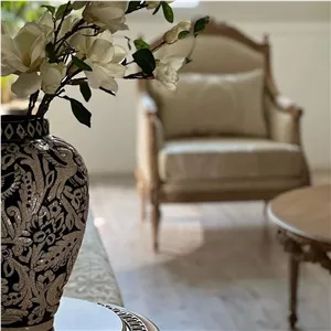 سرویس مبل کلاسیک کاجی مدرن وشیک ارسال رایگان