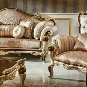 مبل کلاسیک مدل نایس 7 نفره رنگبندی به سلیقه مشتری