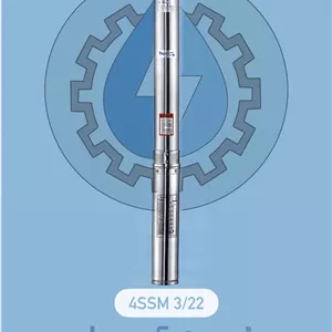 پمپ شناور خروجی 1.25 اینچ با هد 154 متر، توان 1.5 کیلووات، تاپکس استار مدل  4SSM3 22