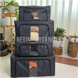 باکس برزنتی دولایه مشکی خالخالی