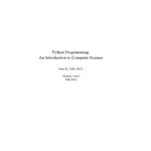 دانلود کتاب Python Programming: An Introduction to Computer Science