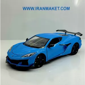 ماکت ماشین فلزی شورلت کوروت (Chevrolet Corvette z06 2023) ویلی 1.24