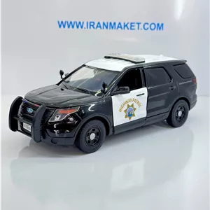 ماکت ماشین فلزی پلیس فورد (Ford Interceptor Police) موتورمکس 1.24