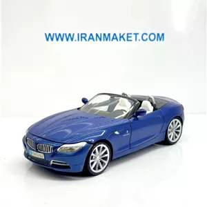 ماکت ماشین فلزی بی ام و زد4 (BMW Z-4) موتورمکس 1.24