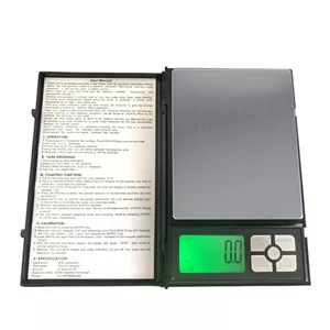ترازو آزمایشگاهی مدل نوت بوکی از برند UNI WEIGH - با ضرفیت 500 و 2000 گرم - دقت 0.1 و 0.01