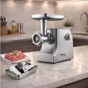 چرخ گوشت تفال مدل HV10 بدنه استیل